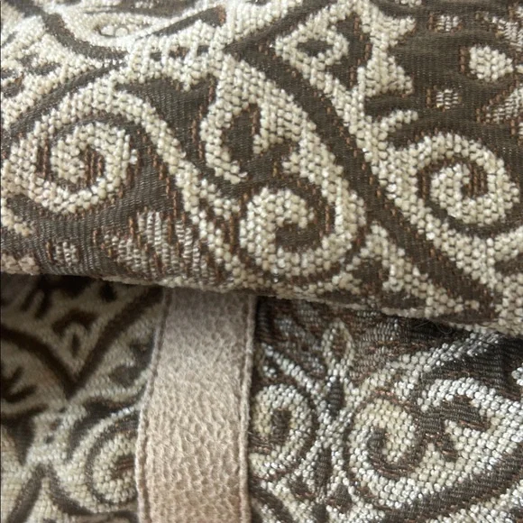 Stylish Tan Patterned Women's Boots - Picture 2 of 3